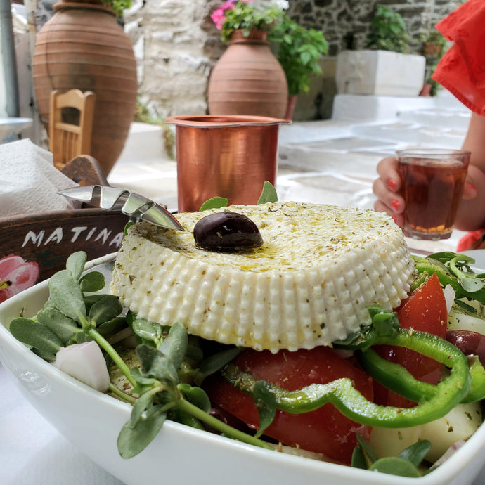 [Food] Greek Salad in Naxos.